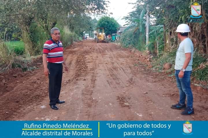 ALCALDE RUFINO PINEDO ANUNCIA EL INICIO DE LOS TRABAJOS DE MEJORAMIENTO DE LA CARRETERA OASIS- ANDIVIELA. 